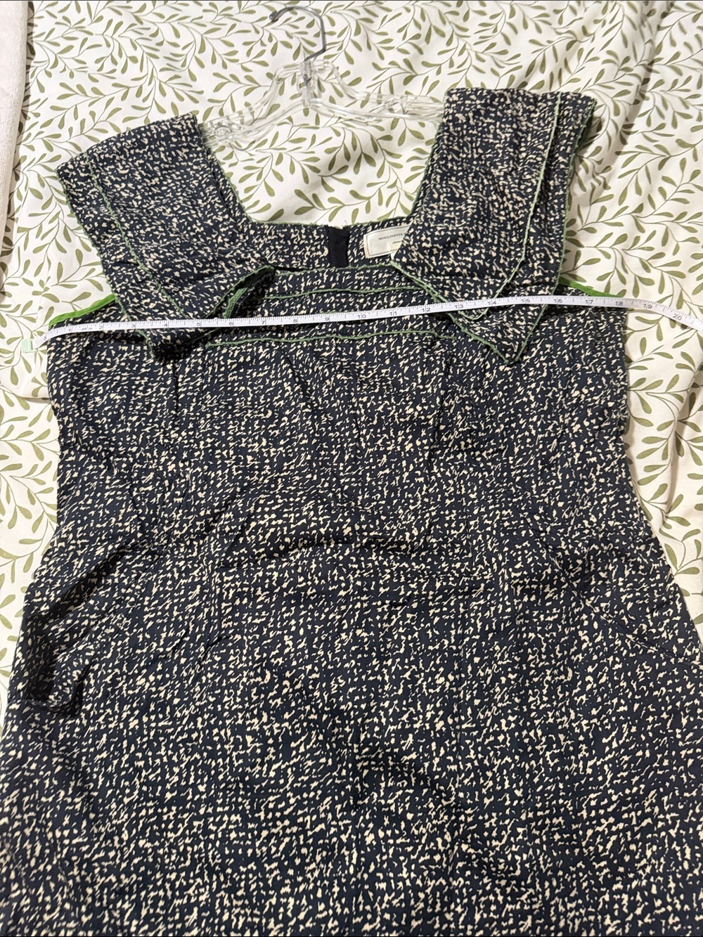 Moulinette Soeurs Black and White Textured Shift Dress - Picture 5 of 9